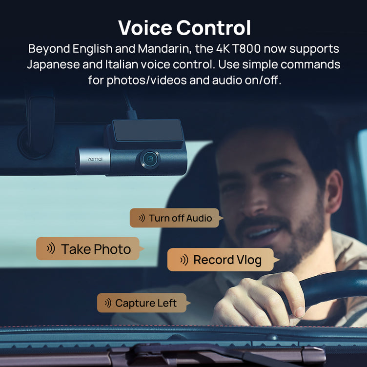 70mai Omni Dash Cam 4G Garde de sécurité pour véhicule à vue complète à 360°