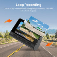 70mai Dashcam A800S - loop recording