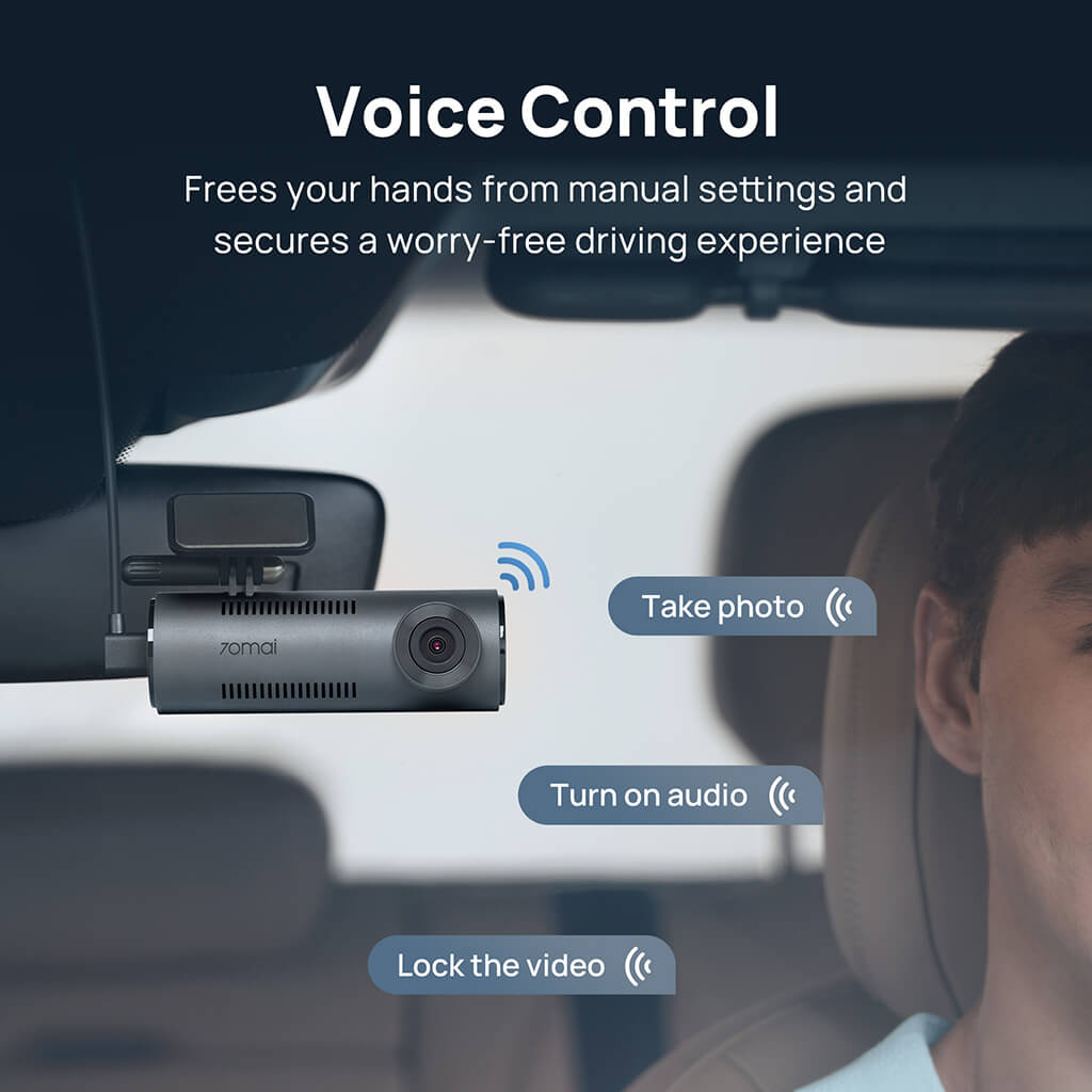 70mai Dashcam M310 - voice control