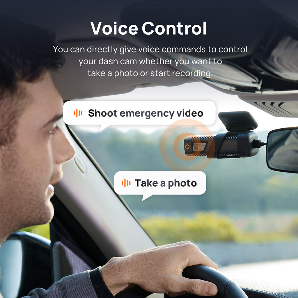 70mai Dashcam M500 - Voice Control