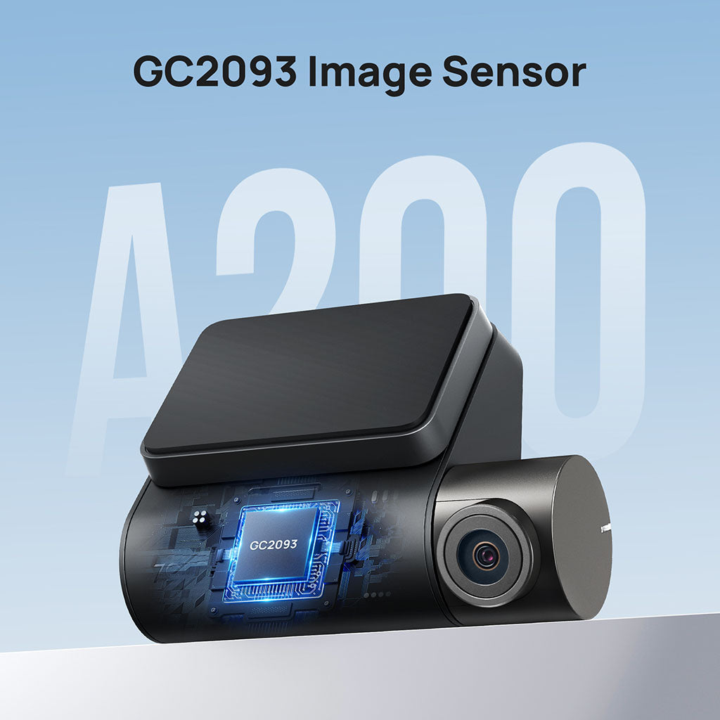 70mai Dash Cam A200 APP Control 1080P 60FPS double canal en option