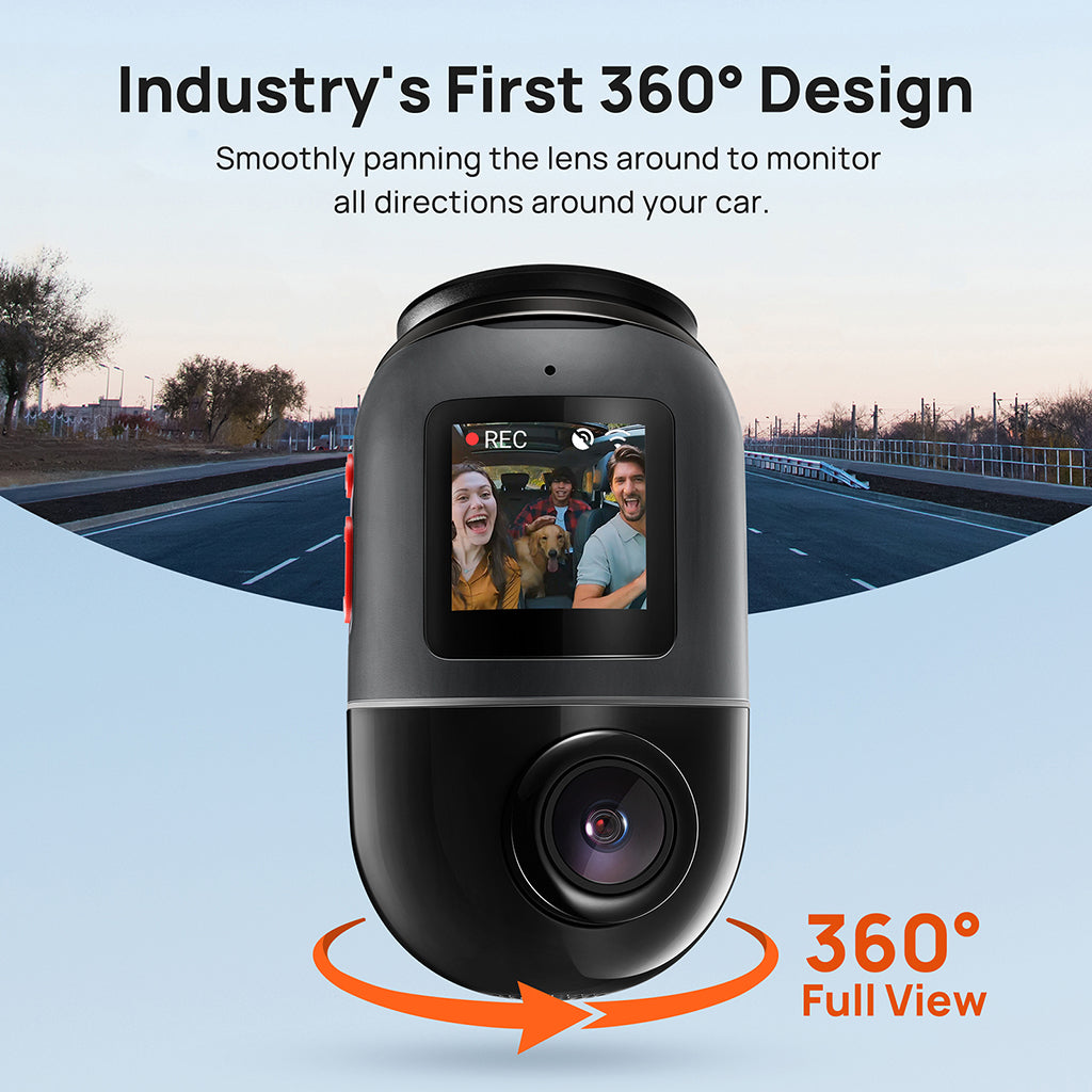 70mai Omni Dash Cam 4G 360° Full View Vehicle Security Guard